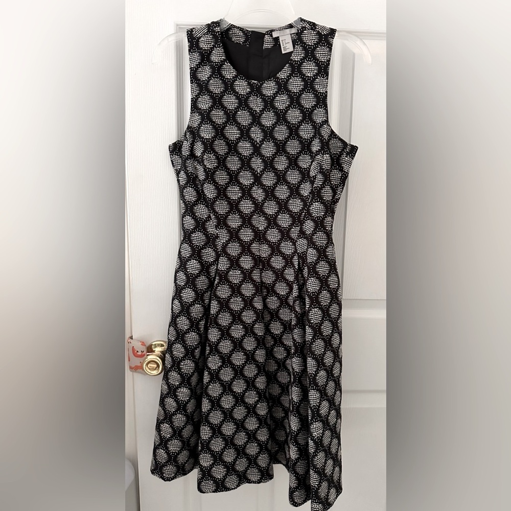 Beautiful polka dotted blue summer dress